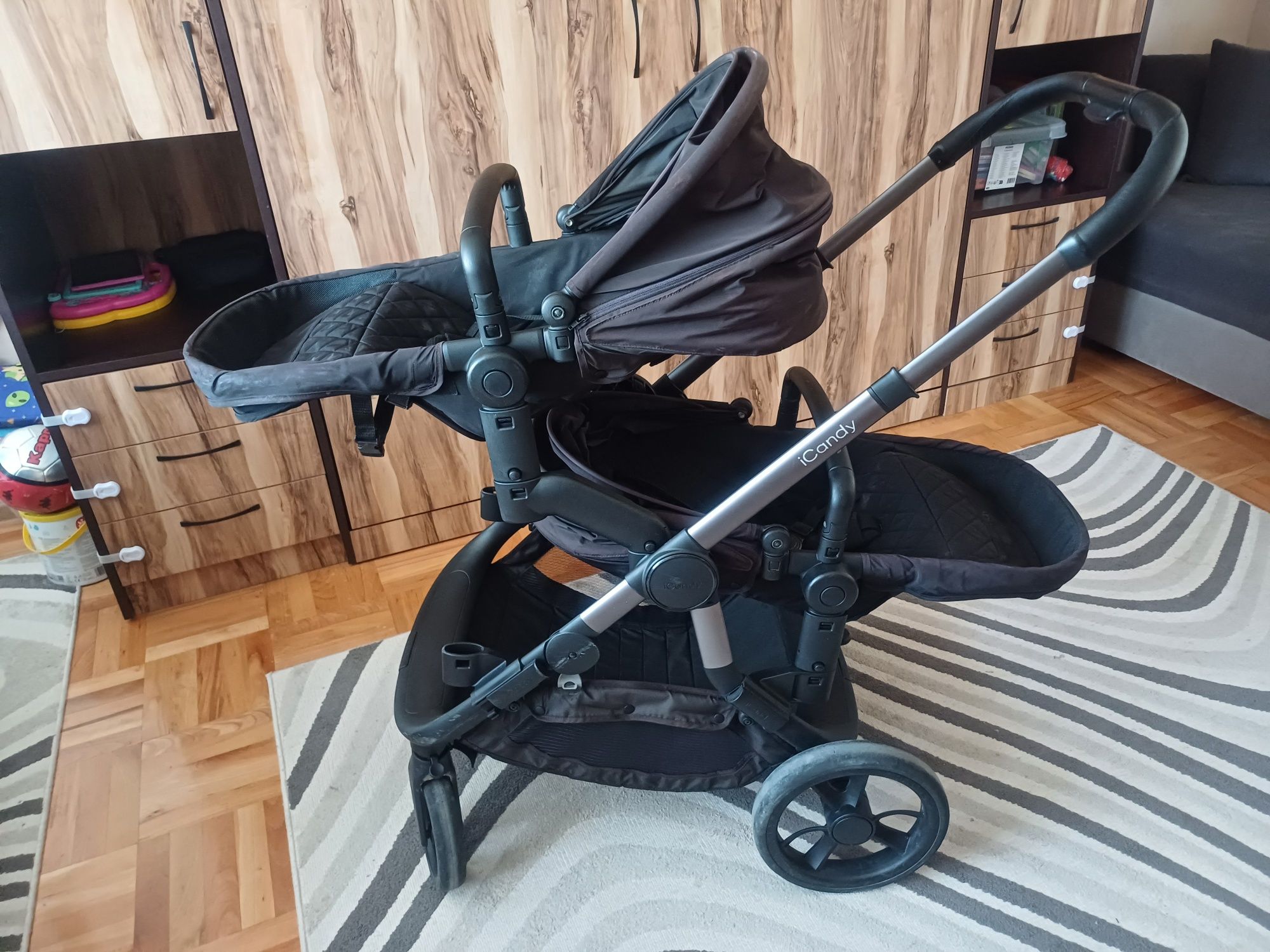 Icandy количка за близнаци
