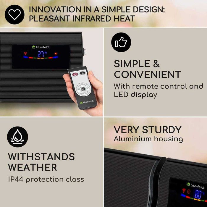 Стенен инфрачервен нагревател Klarstein