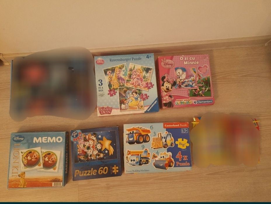 Transport gratuit! Puzzle-uri copii 3ani+