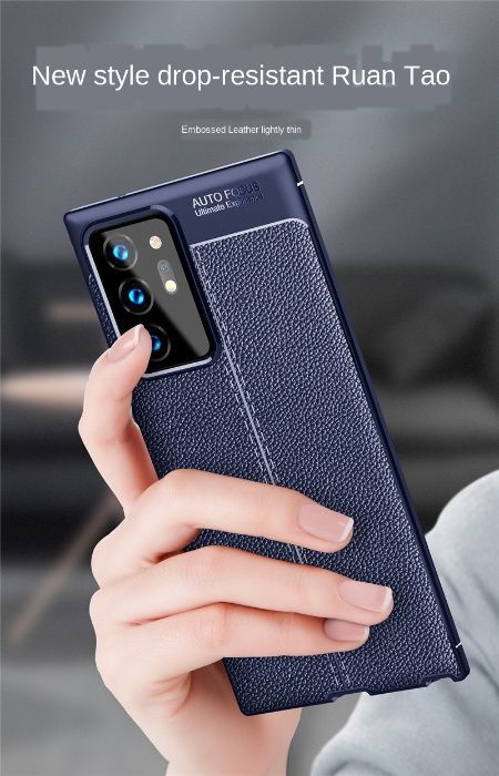 Husa Antisoc model PIELE pt Samsung Galaxy Note 20 Ultra