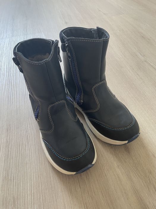 Продам сапоги детские кожа-мех