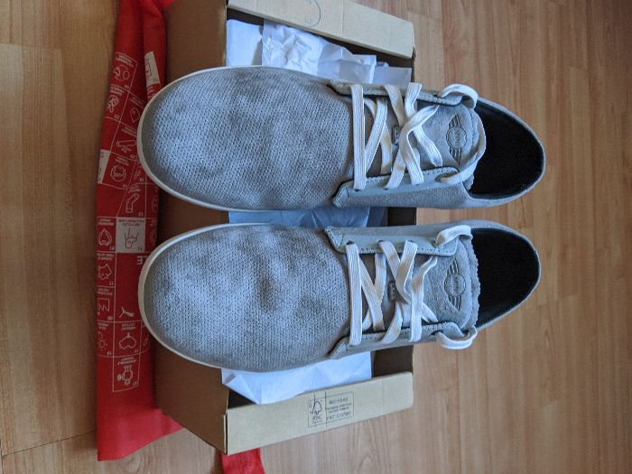 Pantofi Sport Puma Mini Alwyn Low Gri UK 10 (44 1/2) Piele Intoarsa