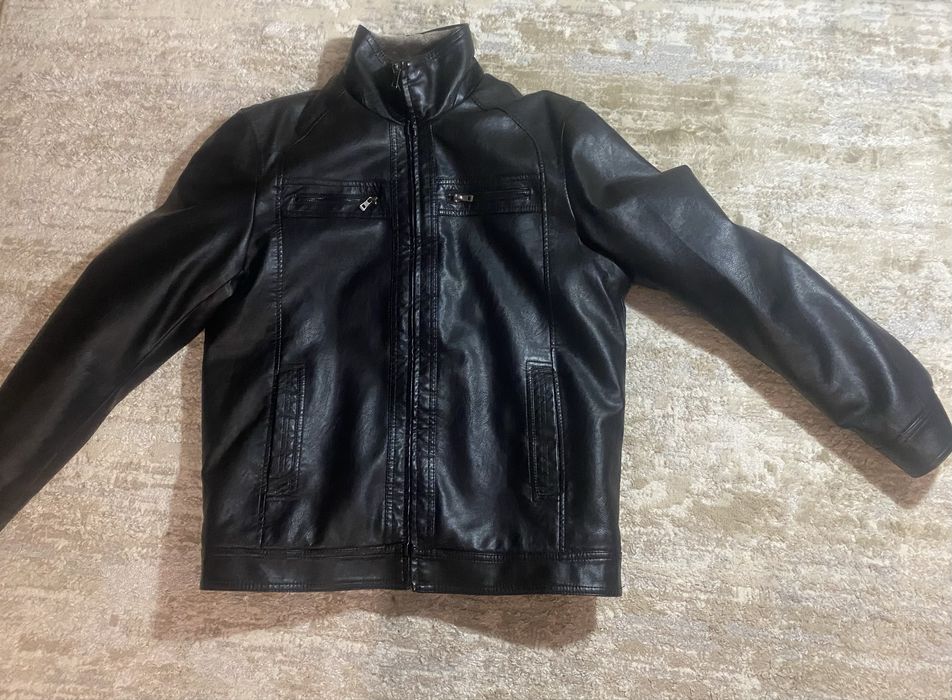 Куртка кожаная