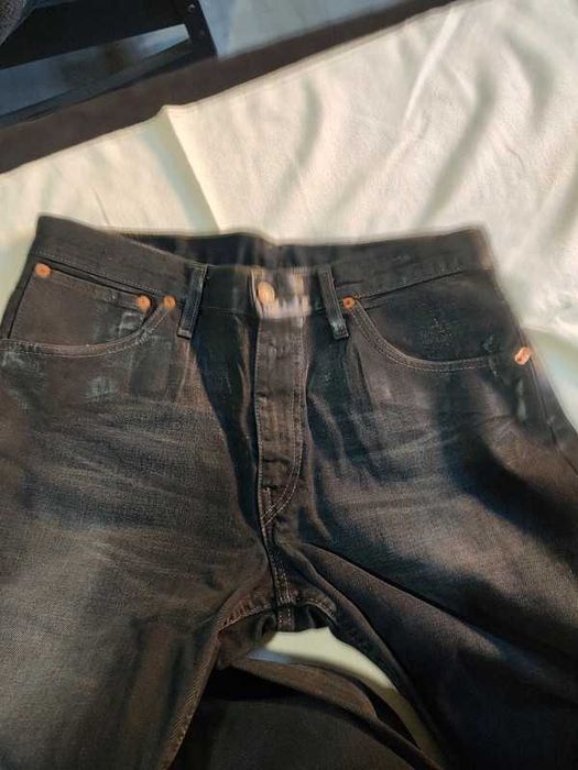 Levi's 501 waxed jeans W34 L34
