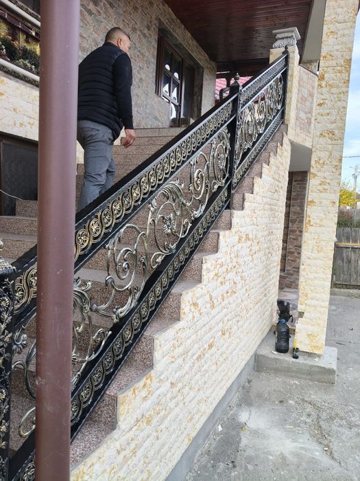 Balustrada din fier forjat