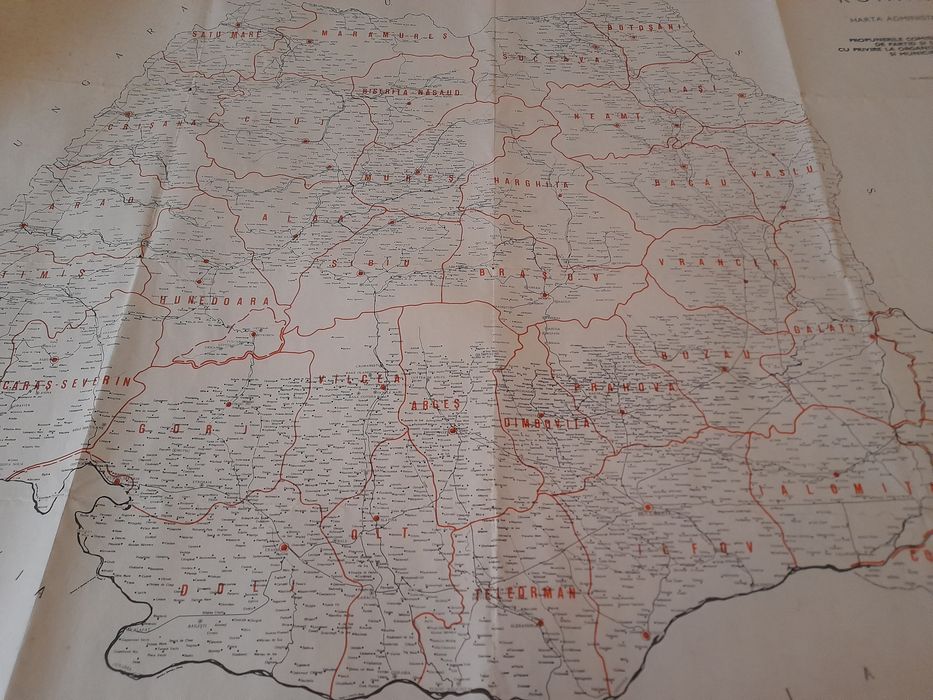 Harta Republica Socialista Romania