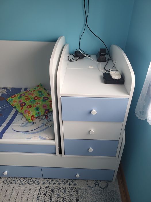 Детско легло,неупотребявано+решетка към него