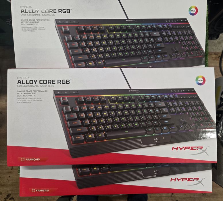 Геймърски клавиатури HyperX Alloy Core RGB, чисто нови, Gaming