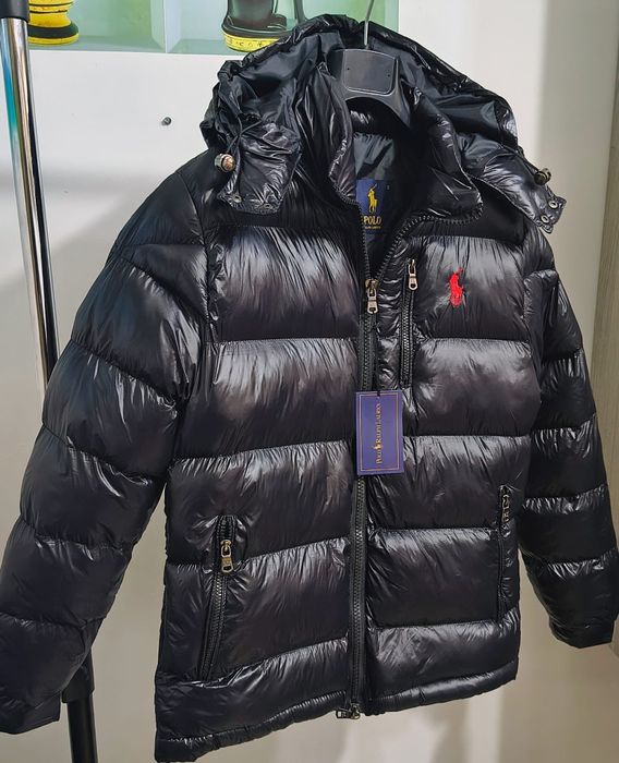 Geaca Polo Ralph The Gorham Glossed umplutura puf calitate premium