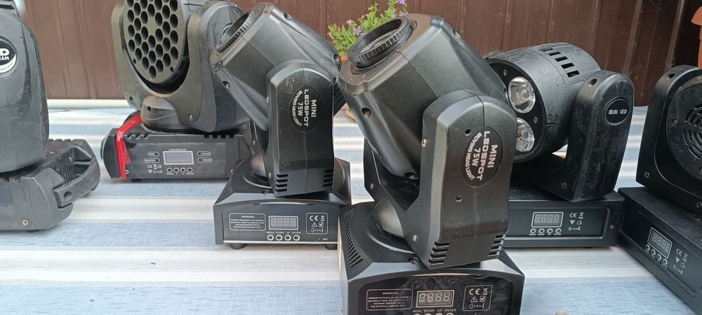 Lumini heduru wash si spot dj