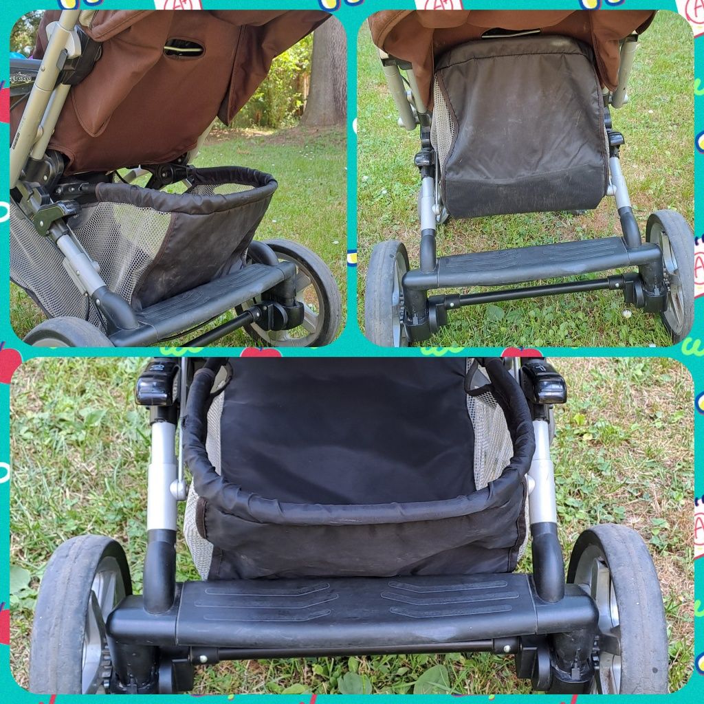 Peg Perego Uno всесезонна бебешка количка, столче за кола Maxi Cosi +