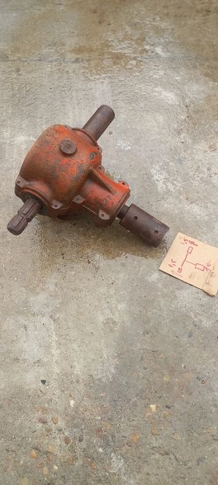 reductor tocator raport 1 la 1,5 cu ax cardanic utilaj agricol