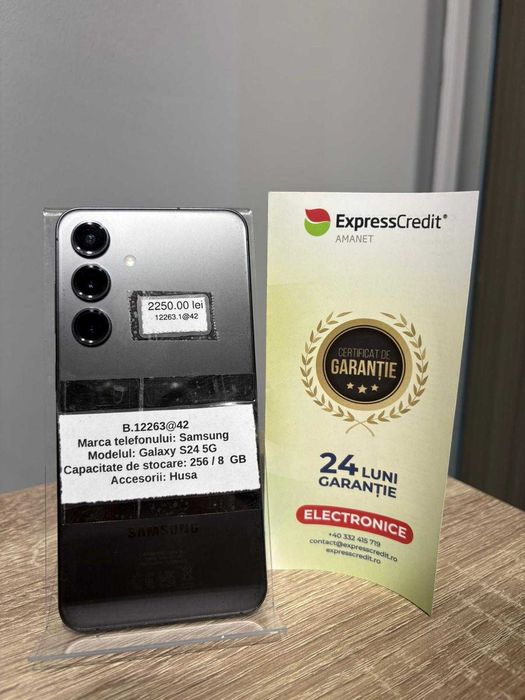 (AG42) Telefon Samsung Galaxy S24 b12263 - Garantie 2 ani!