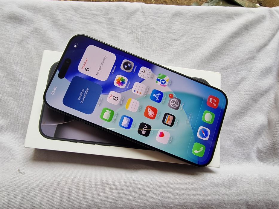 IPHONE 15 PRO 256GB Negru , folie 10/10