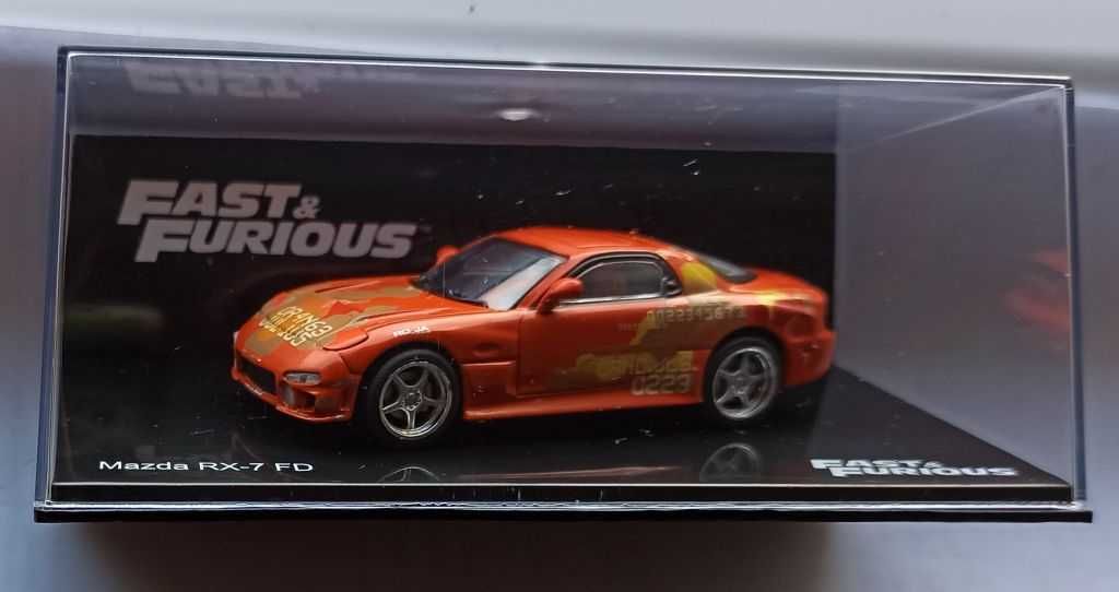 Macheta Mazda RX-7 FD orange Fast and Furious - IXO/Altaya 1/43