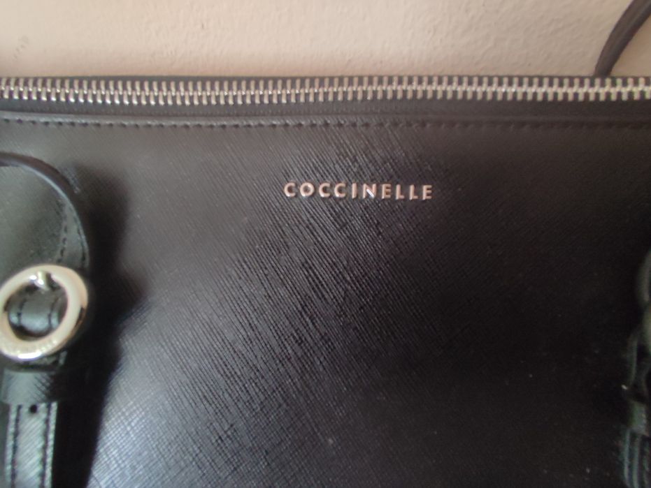 Coccinelle оригинална чанта естествена кожа