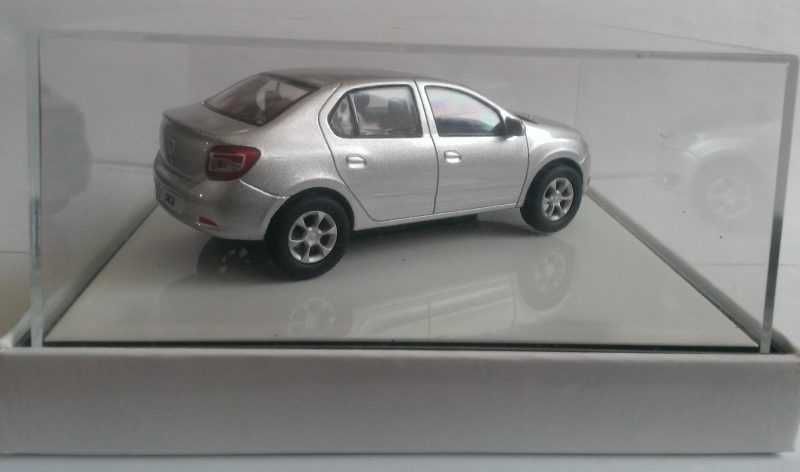 Macheta Dacia Logan MK2 2012 silver - KFT 1/43 editie de reprezentanta