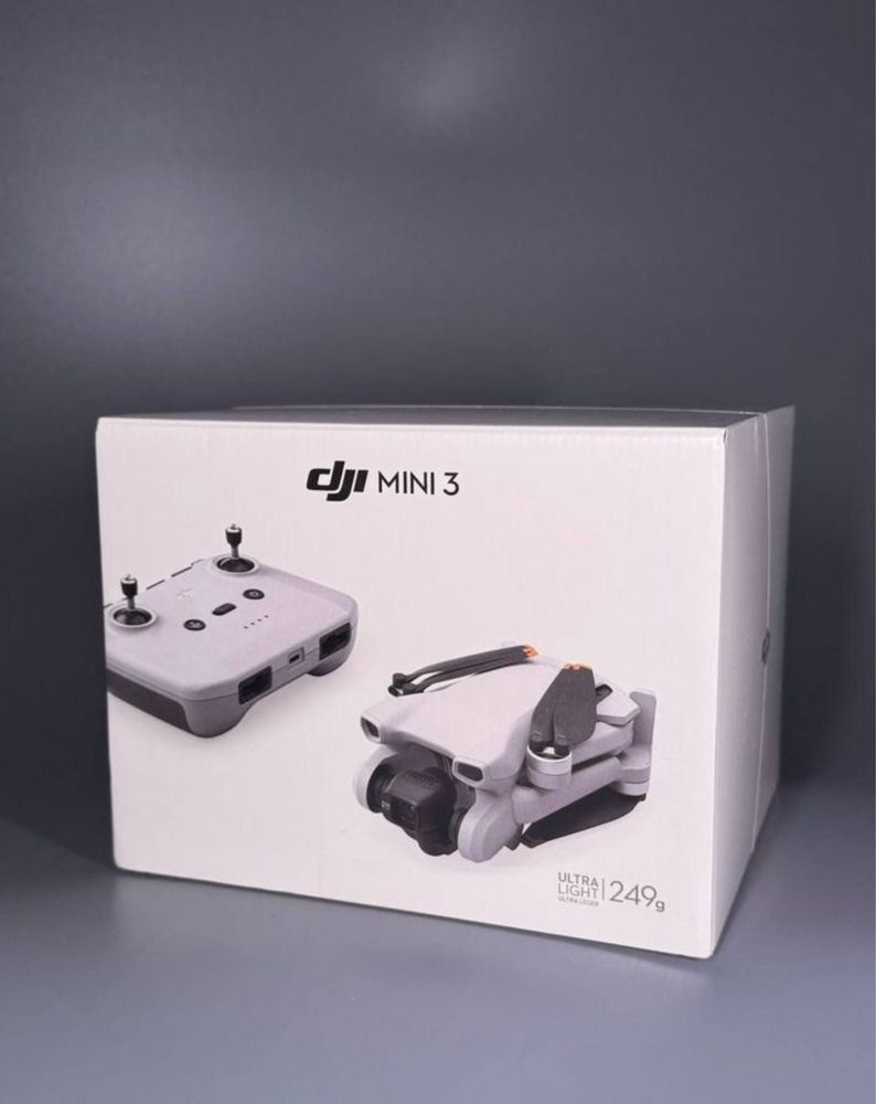 Запечатанный Квадрокоптер DJI Mini 3 (DJI RC-N1)