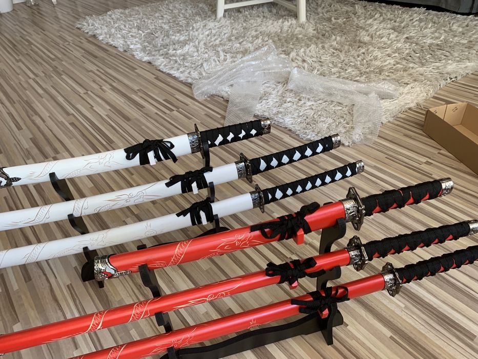 Katane sabii set cadou panoplie colectie sabie katana