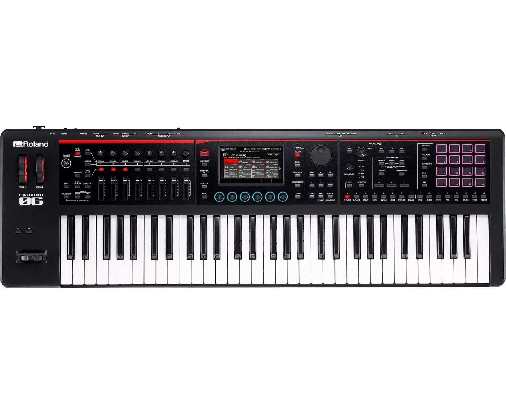 Roland FANTOM-06 музыкальная рабочая станция, синтезатор