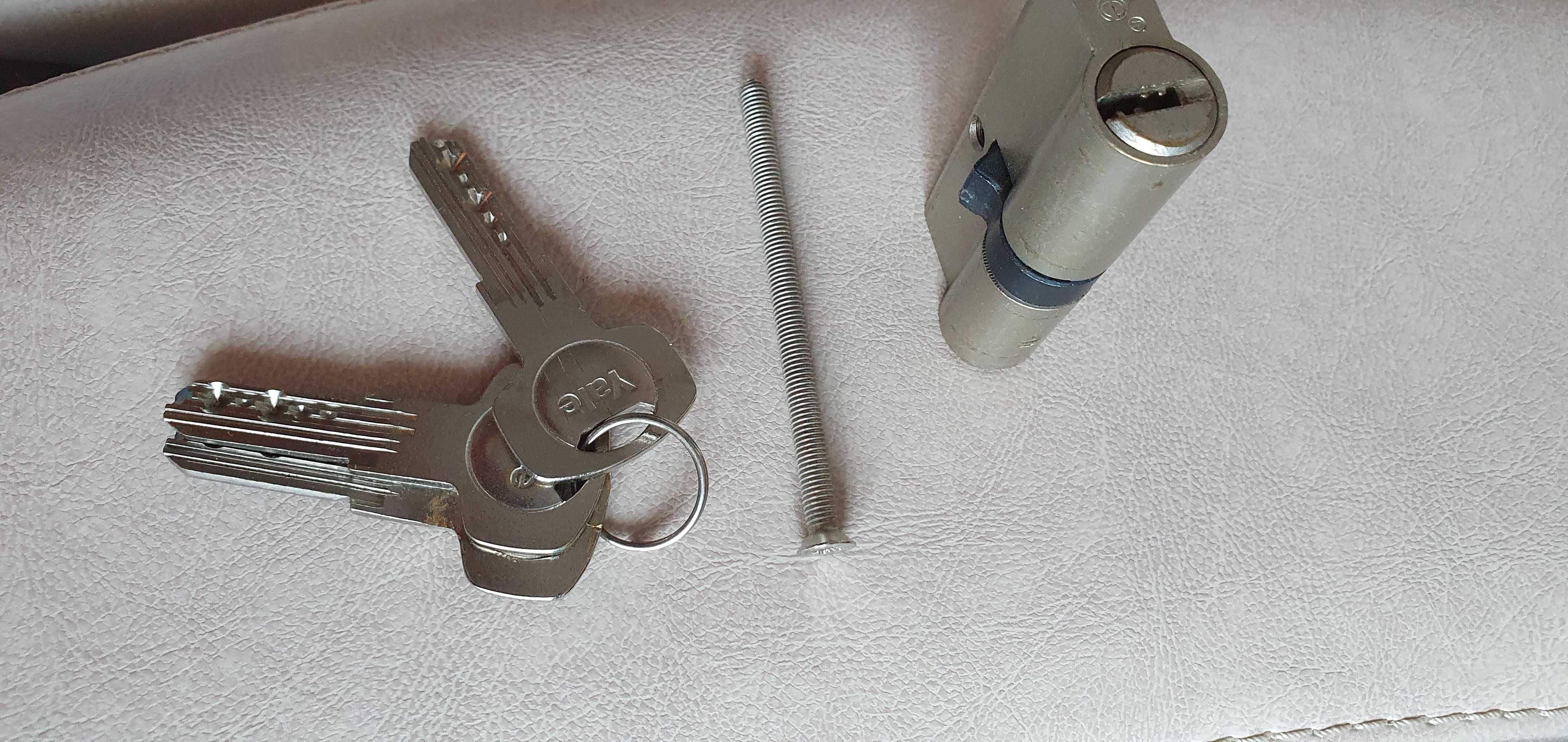 Butuc cilindru pentru broască ușă, lungime 68 mm, marca -YALE -3 chei