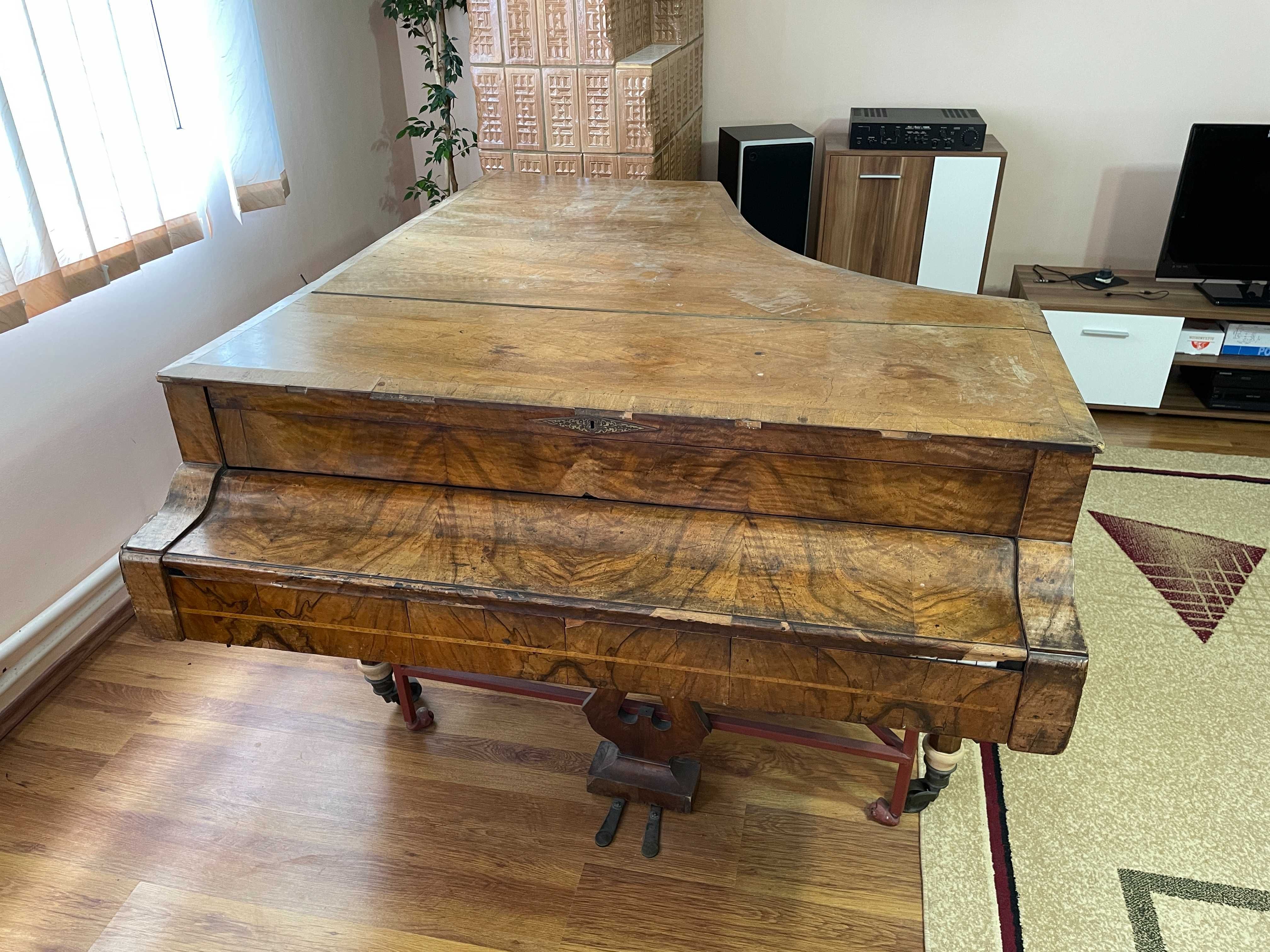 Vand pian Vienez vechi extrem de rar Piano AntonTomaschek seria no 938