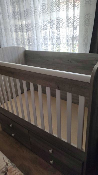 Детска количка Fintera Elegance 3 в1 и детска кошара Никол