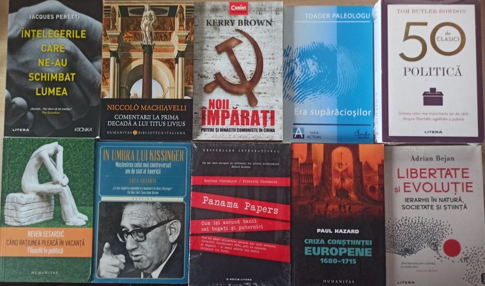 Carti despre politica, geopolitica, istorie
