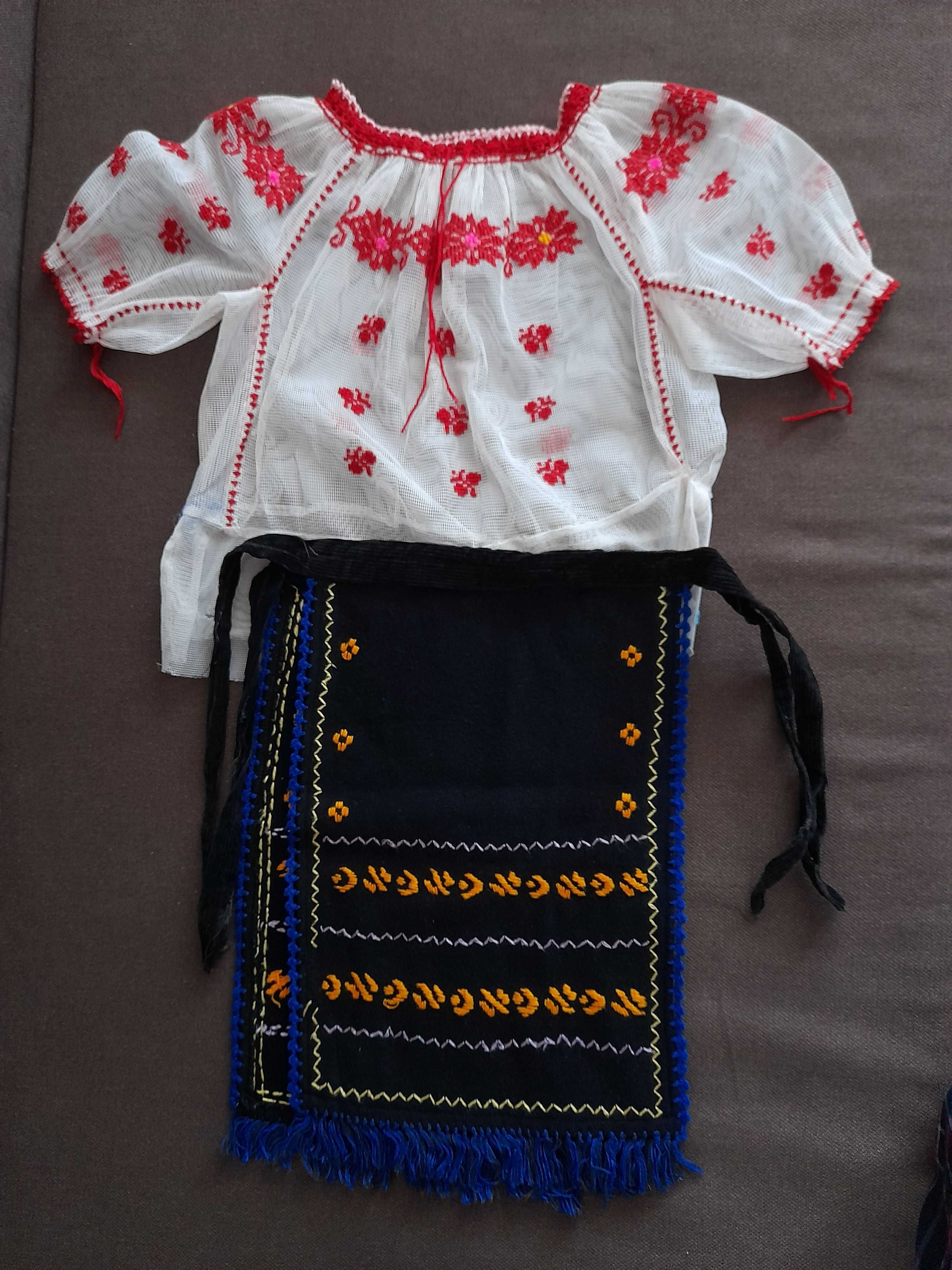 Costum popular zona Oltenia ie si fote (zăvelci)