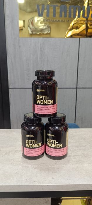 Optimum nutrition opti-women optiwomen 60 capsules caps
