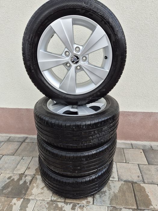4 Roți  / Jante aliaj 5×112 Skoda Octavia 16