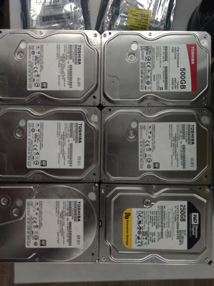 Жесткий диск WD Western Digital Toshiba 120GB 250GB 500GB SSD CRUCIAL