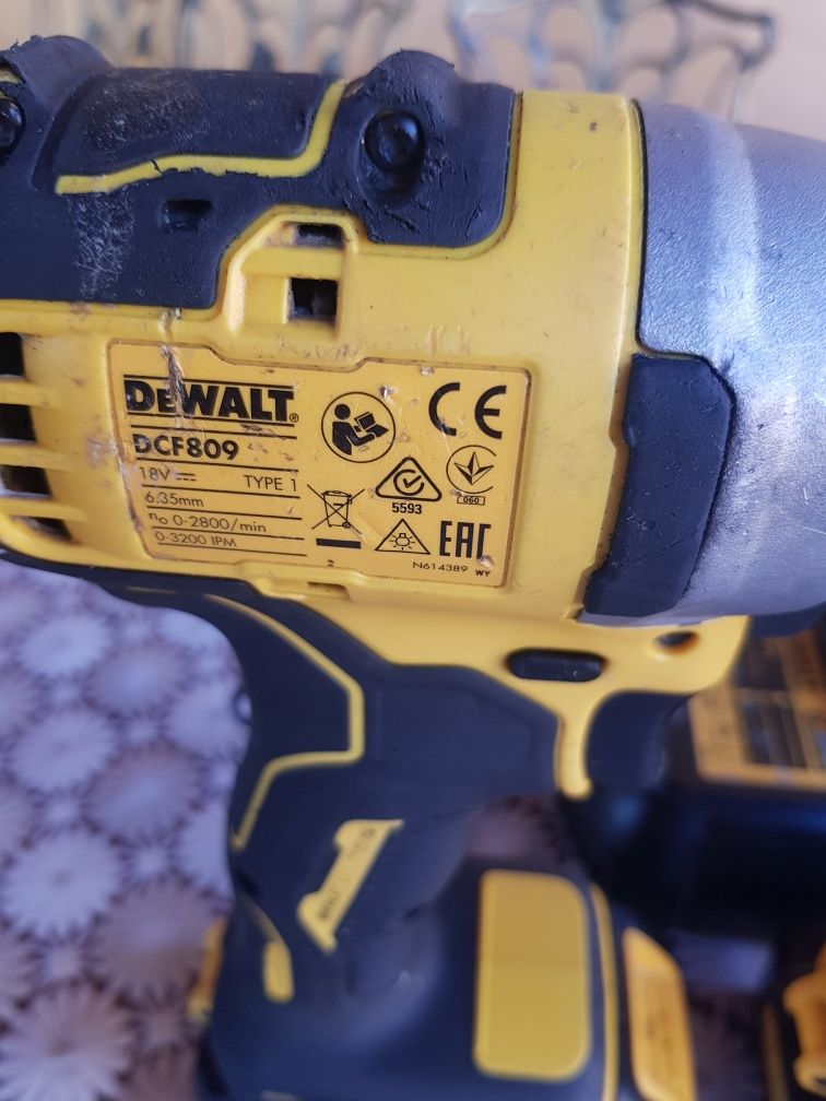 set filetante dewalt model brushless