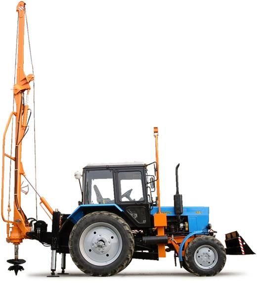 Услуги ямобура, бурение под сваи.