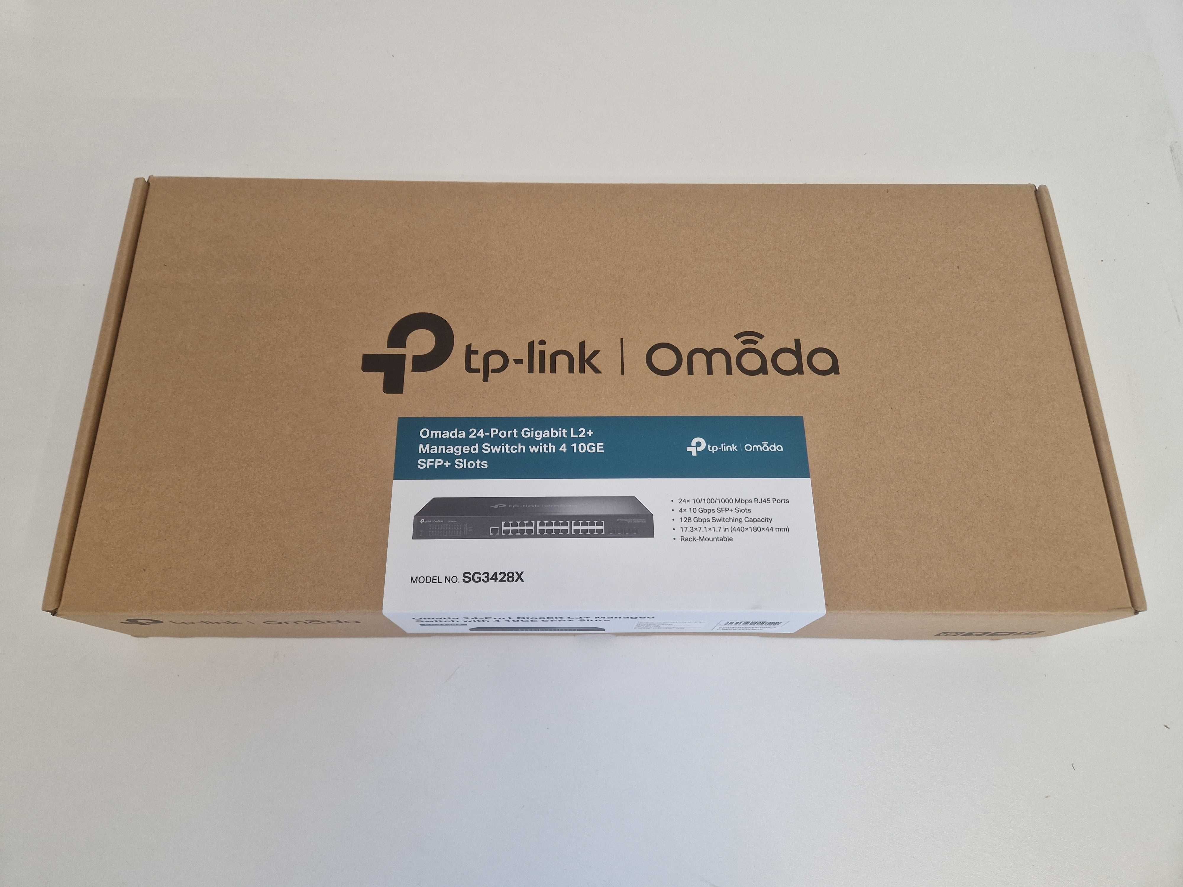 24-портов гигабит L2 управляем комутатор TP-Link TL-SG3428X с 4-SFP+