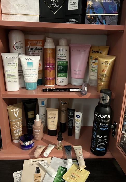 Лот сет козметика Lancome, Vichy, Nuxe