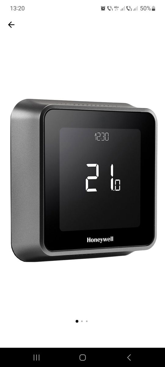 Termostat de ambient pentru centrala Honeywell Lyric T6, smart, cu fir