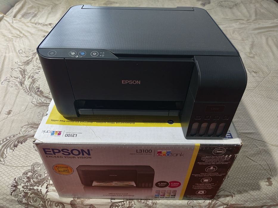 Epson L3100 3в1 принтері сатылады