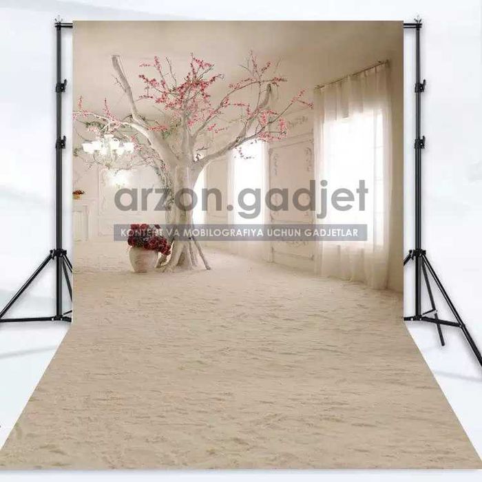 Tayor Fotofon + Fon ushlagich 2x2 | Готовый фотофон + фон стойка 2х2