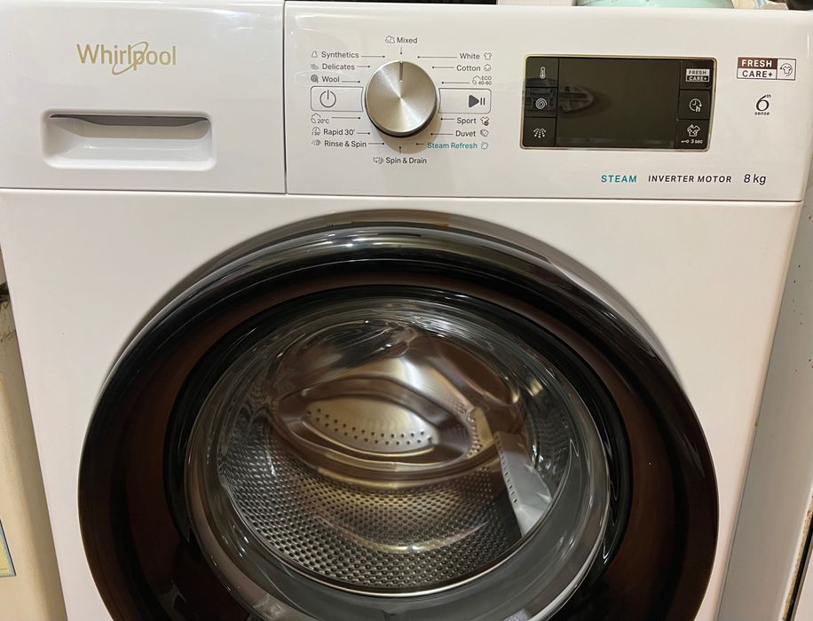 Пералня С ГАРАНЦИЯ WHIRLPOOL  Fresh Care + FFB8458BV EE, 8кг.