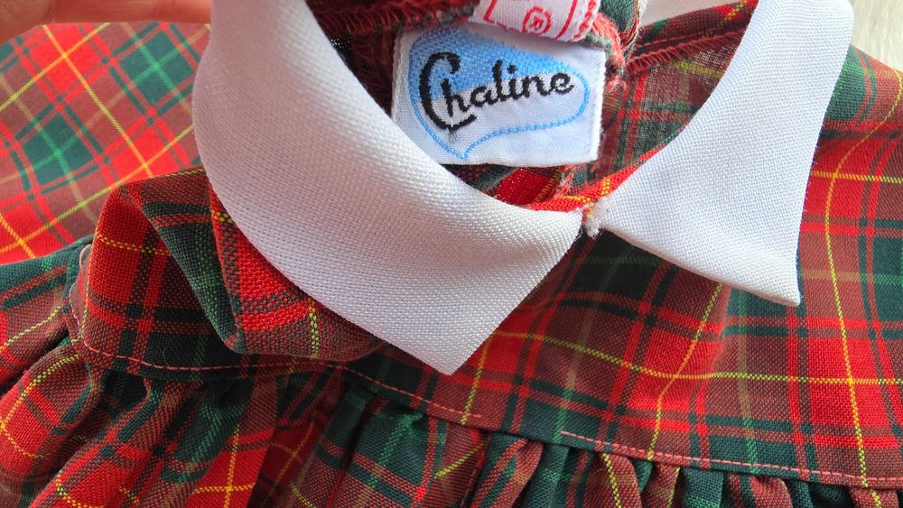 Коледна рокля мама и бебе размер М и 3-6 месеца