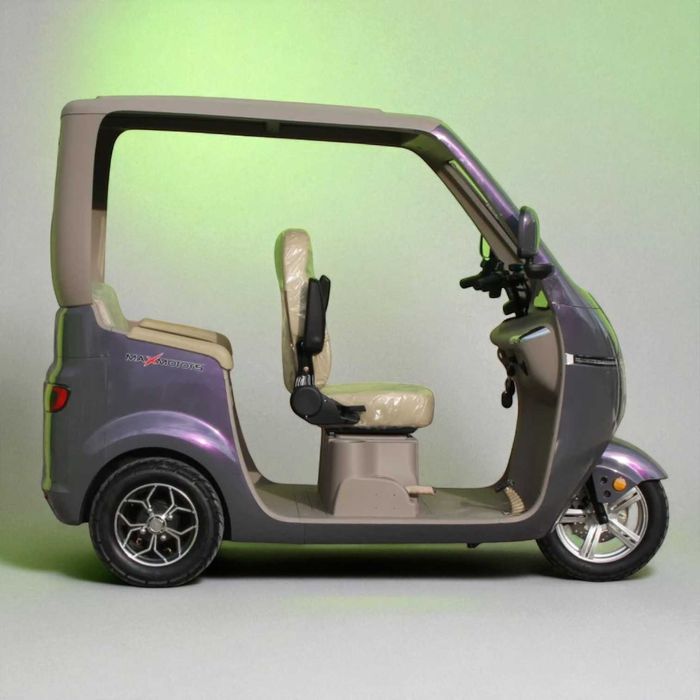 Триместна електрическа триколка LUXURY BUS 2000W/60V/25Ah - GRAY