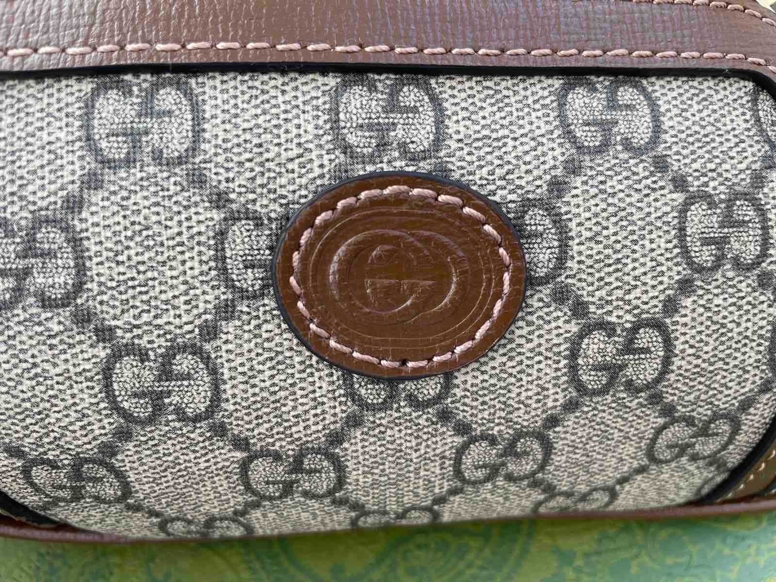 Gucci Geantă cu centură cu interblocare G Unisex Geantă pentru bărbați