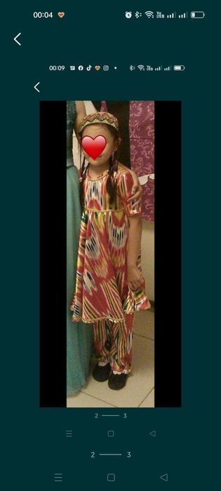 узбекский костюм
отличном состояний, на пракат размер на