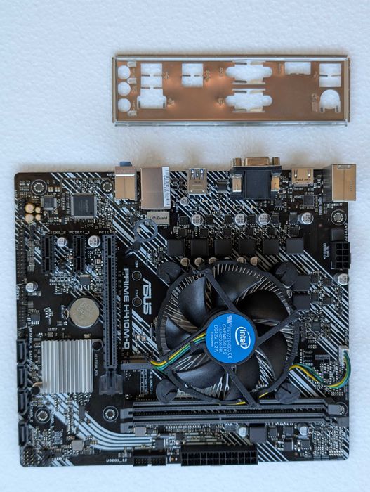 Placa de baza ASUS PRIME H410M-D + procesor Intel i5 10600