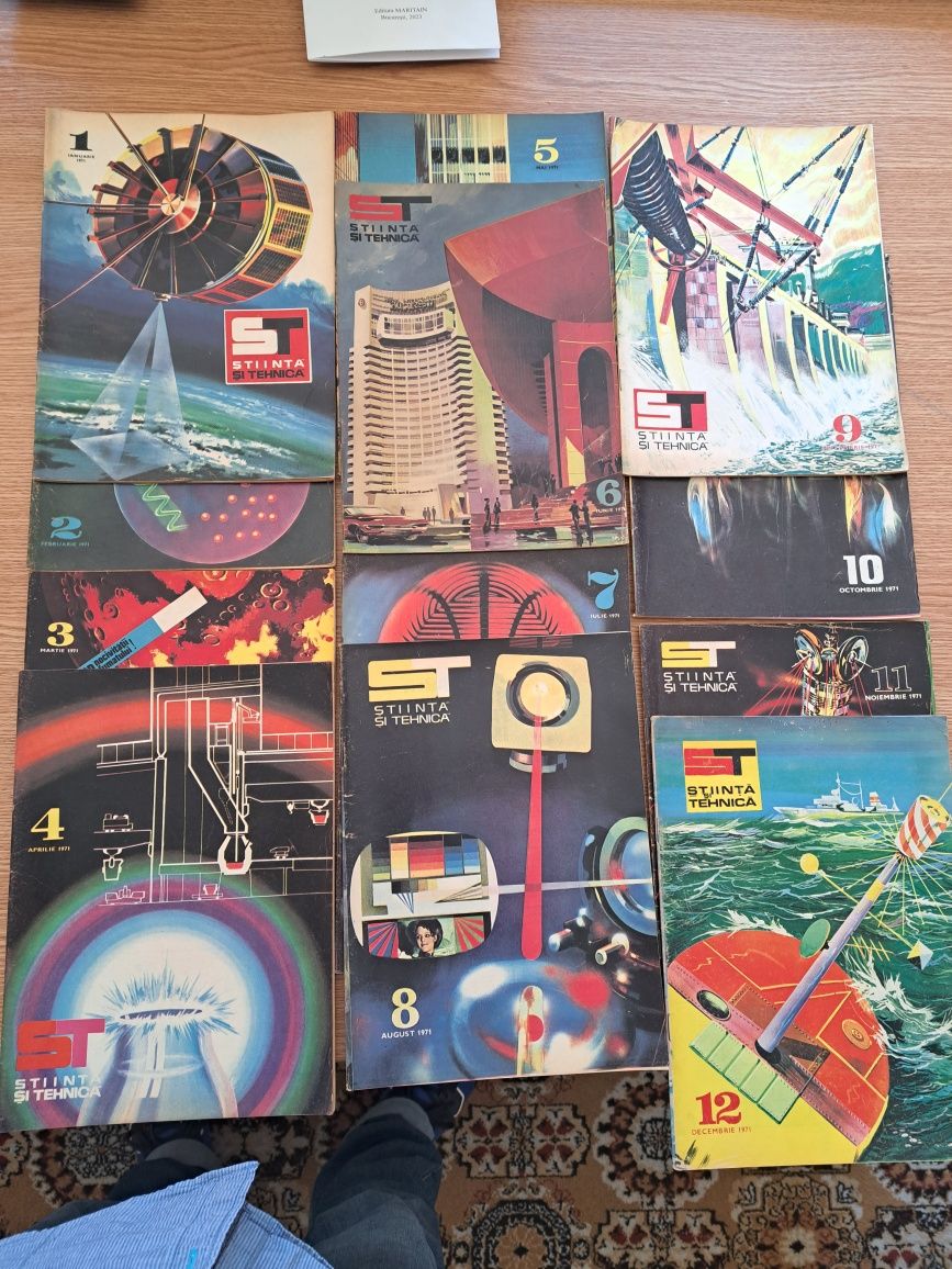 Revista "Stiinta si tehnica", 1964, 1971, 1976, 1978 si 1979, 450 lei