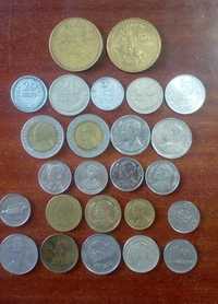 Монеты разные 25 шт