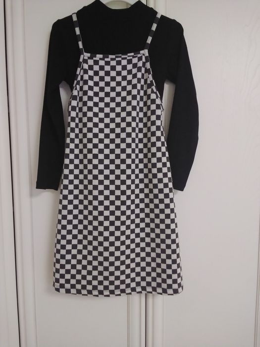 Сарафан с лонгслив с горлом для девочки