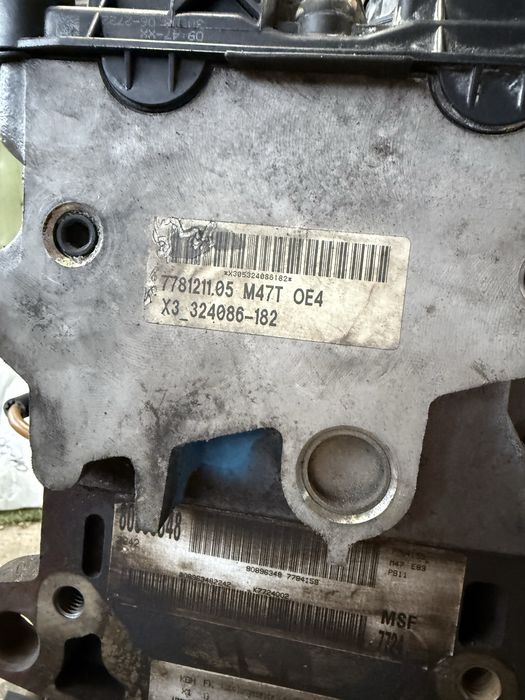 Двигател за bmw x3 2.0d 150к.с. (150 коня M47 )