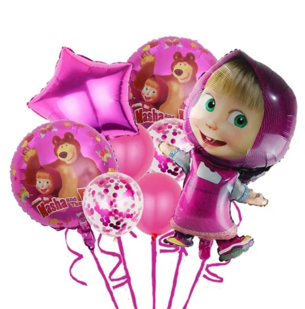 Парти сет Маша и мечокът, Алиса  и ,,Inside out"
